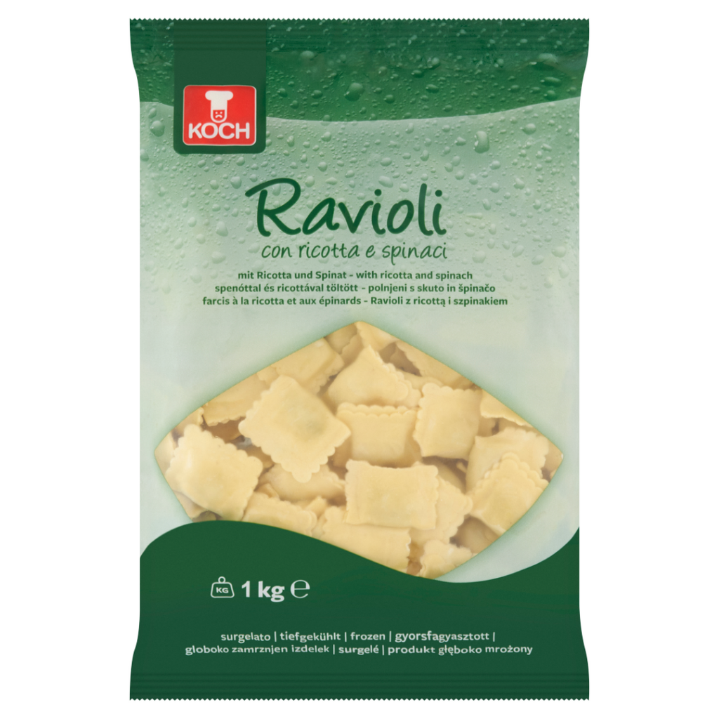 Koch Ravioli (spenóttal,ricottával) 1000g