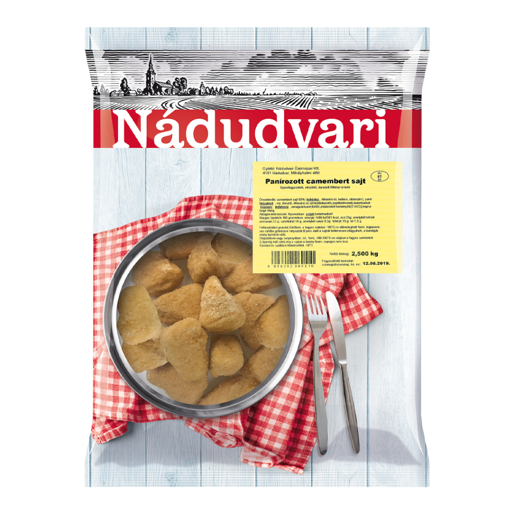 NÁD Rántott Camembert 2500g